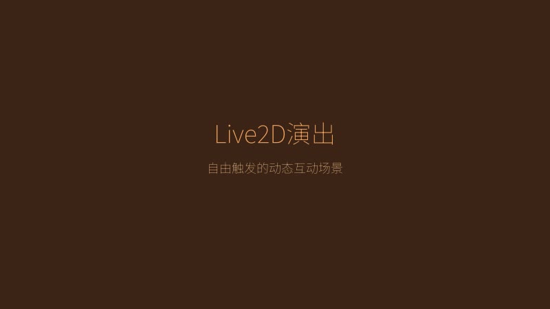 异世界旅馆Live2D动态演出 — 自由触发的动态互动场景